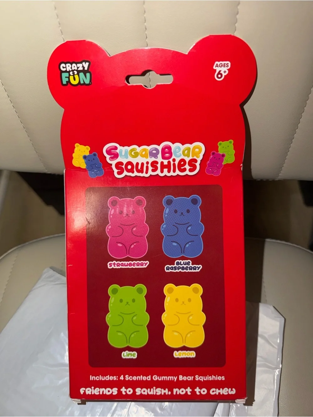 RMS -SugarBear Squishies Colorful Gummy Bear Toy Set -